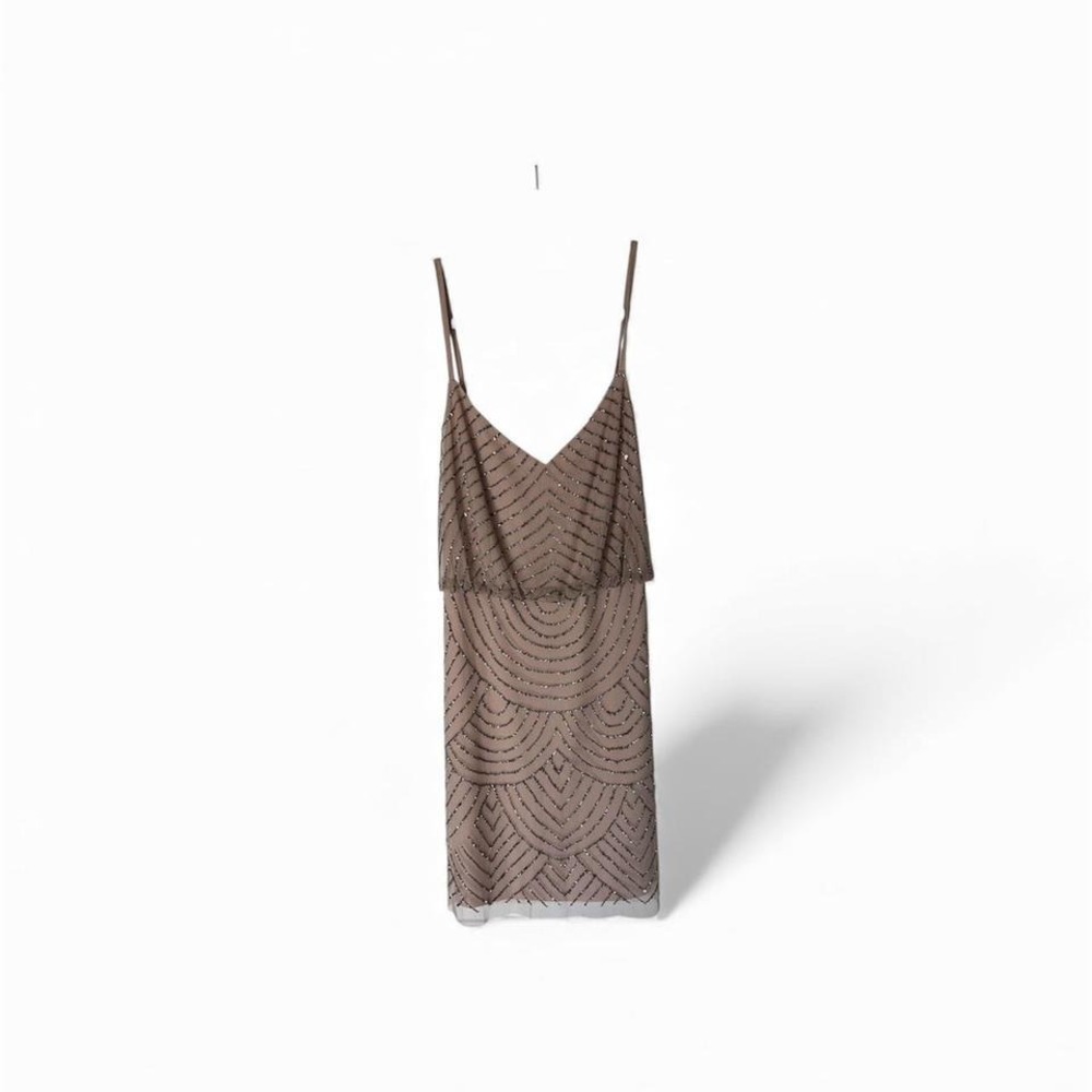 Adrianna Papell beaded dress‎
